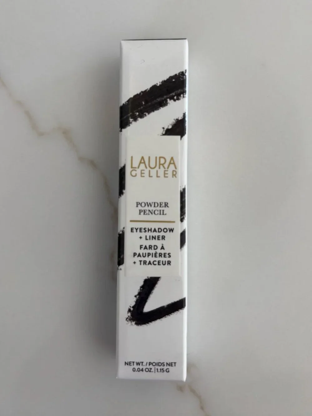 Laura Geller Powder Pencil Eyeshadow + Liner — Obsidian